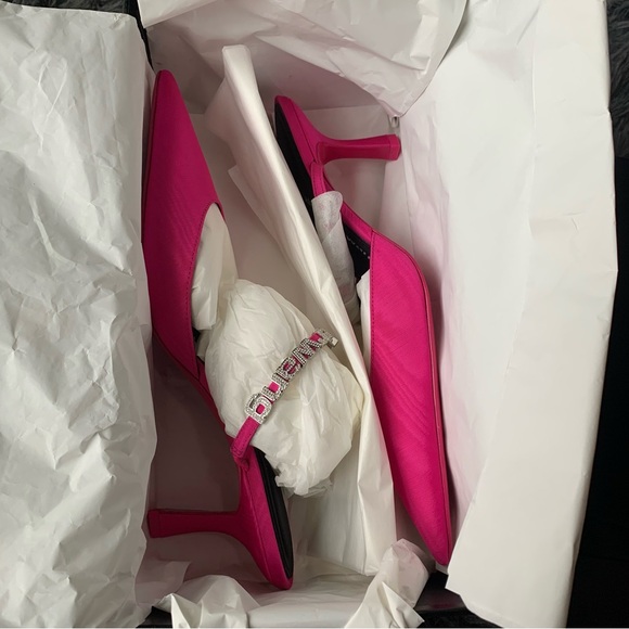 ▪️NIB Alexander Wang Delphine 65mm embellished mules - Picture 10 of 12